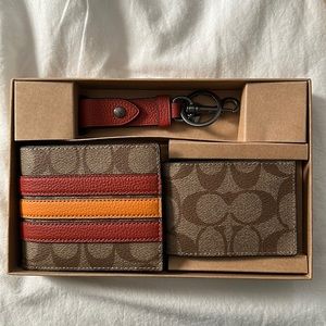 MENS COACH WALLET SET